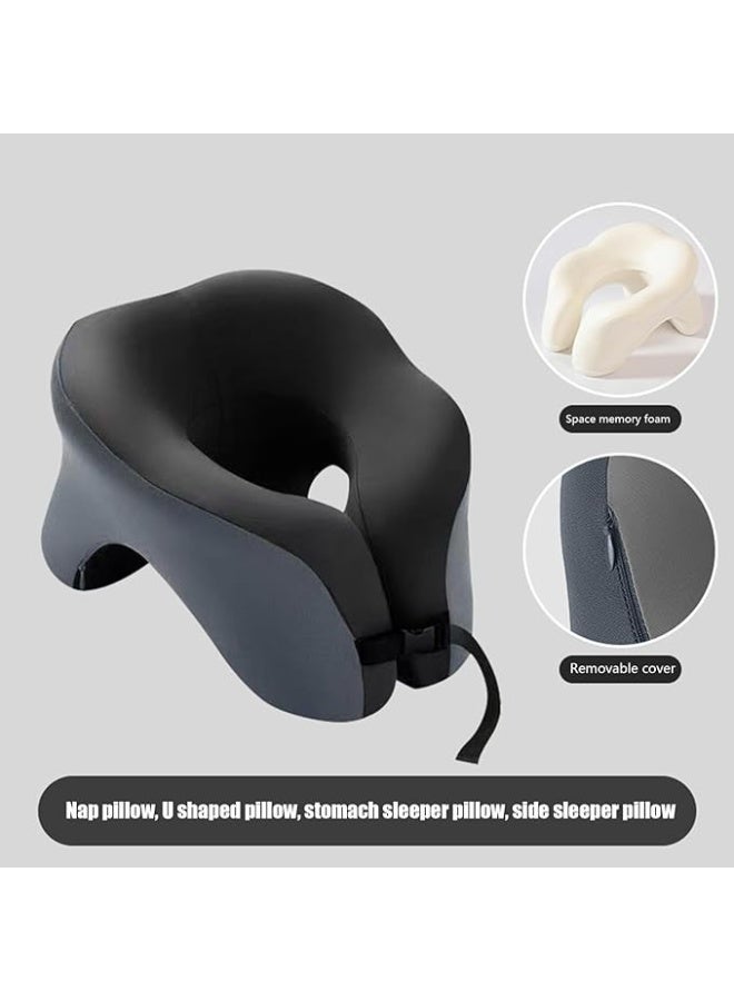 Infi-vo Nap Sleeping Pillows for Desk,Face Down Pillow for Office, Library, Student Rest & Travel Use - Image 2